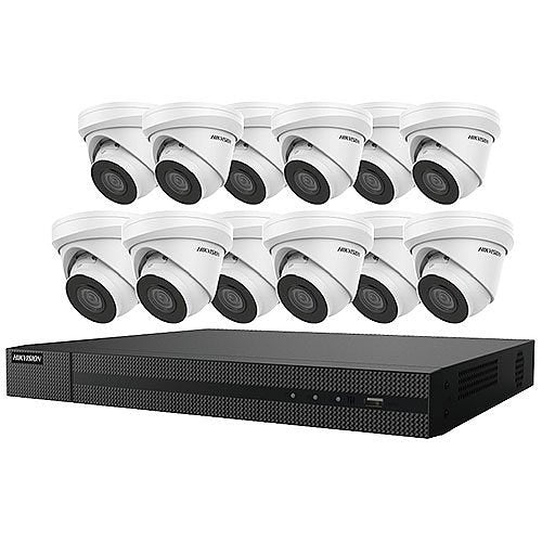 EKI-K164T412 (1) ERI-K216-P16 16-Channel NVR, (12) ECI-T24F2 4MP Cameras