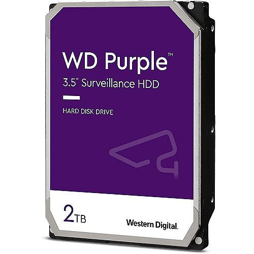 WD WD22PURZ 3.5" Purple Surveillance Hard Drive, SATA Gb/s