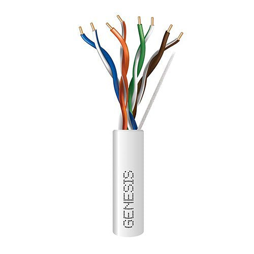 Genesis Cat6 Wire , 1000 ft , White