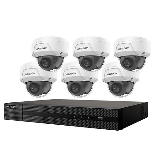 EKI-K82D46 8 channel NVR+ 6 Cameras Dome kit